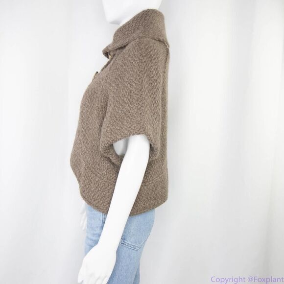 John Branigan Wool Alpaca button front grey‎ cardigan women’s - Picture 14 of 14